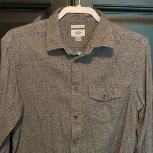 Super Soft Heather Flannel Shirt M EUC Old Navy